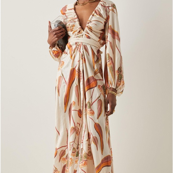 Andrea Iyamah Neema Printed Maxi Dress - Picture 4 of 4